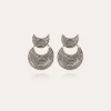 Boucles d'oreilles Luna Wave mini argentées