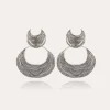 Boucles d'oreilles Luna Wave argentées