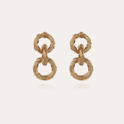 Boucles d'oreilles Maille Ariane dorées