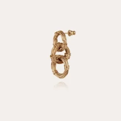 Boucles d'oreilles Maille Ariane dorées