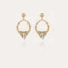 Boucles d'oreilles Maranzana mini bicolore