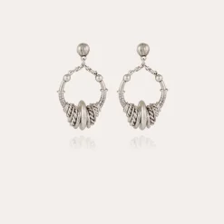 Boucles d'oreilles Maranzana petit modèle argentées