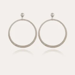 Boucles d'oreilles Mimi argentées