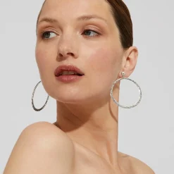 Boucles d'oreilles Mimi argentées