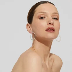 Boucles d'oreilles Mimi petit modèle argentées
