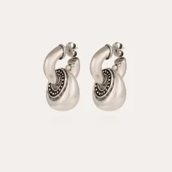 Boucles d'oreilles Minori argentées