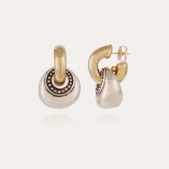 Boucles d'oreilles Minori bicolore