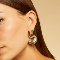 Boucles d'oreilles Minori argentées