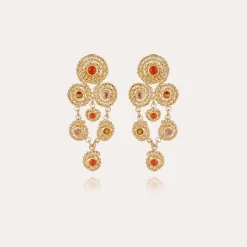 Boucles d'oreilles Mistral petit modèle dorées