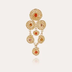 Boucles d'oreilles Mistral petit modèle dorées