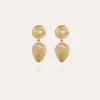 Boucles d'oreilles Mélodie dorées