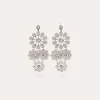Boucles d'oreilles Neige mini argentées