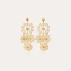 Boucles d'oreilles Neige mini dorées