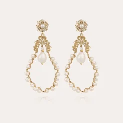 Boucles d'oreilles Nubia dorées