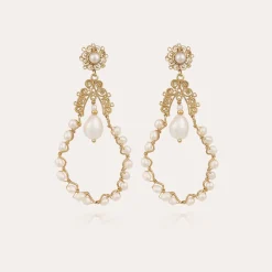 Boucles d'oreilles Nubia dorées