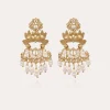 Boucles d'oreilles Oaxaca Pampille dorées