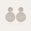 Boucles d'oreilles Onde Lucky petit modèle argentées