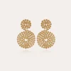 Boucles d'oreilles Onde Lucky mini dorées