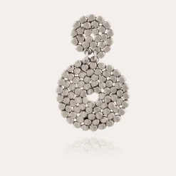 Boucles d'oreilles Onde Lucky mini argentées