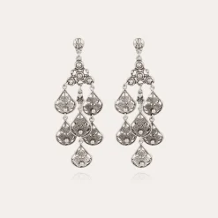 Boucles d'oreilles Orferia petit modèle argentées