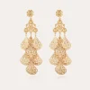 Boucles d'oreilles Orferia grand modèle dorées