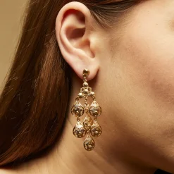 Boucles d'oreilles Orferia petit modèle dorées