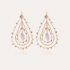 Boucles d'oreilles Orphée dorées