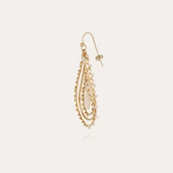 Boucles d'oreilles Orphée petit modèle dorées