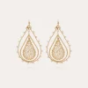 Boucles d'oreilles Orphia petit modèle dorées