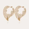 Boucles d'oreilles Paule dorées