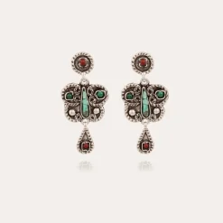 Boucles d'oreilles Paz petit modèle argentées