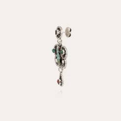 Boucles d'oreilles Paz petit modèle argentées