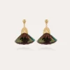 Boucles d'oreilles Plumette dorées