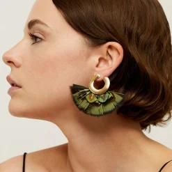 Boucles d'oreilles Positano dorées