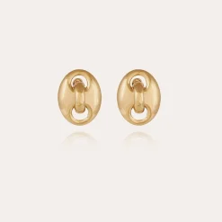 Boucles d'oreilles puces Cophea mini dorées