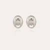 Boucles d'oreilles puces Cophea mini argentées