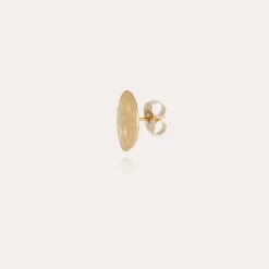Boucles d'oreilles puces Diva petit modèle dorées