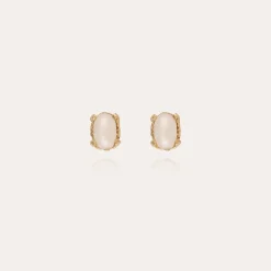 Boucles d'oreilles puces Lucce dorées