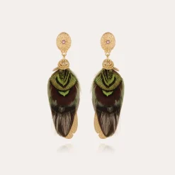 Boucles d'oreilles Sao petit modèle dorées