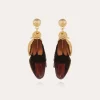 Boucles d'oreilles Sao petit modèle dorées