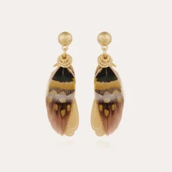 Boucles d'oreilles Sao petit modèle dorées