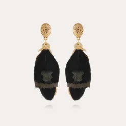 Boucles d'oreilles Sao petit modèle dorées