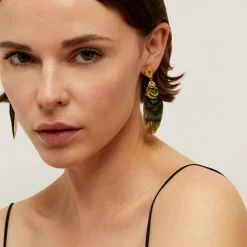 Boucles d'oreilles Sao petit modèle dorées