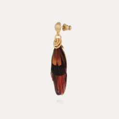 Boucles d'oreilles Sao petit modèle dorées