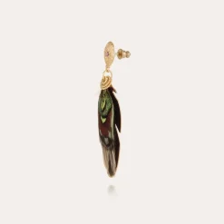 Boucles d'oreilles Sao petit modèle dorées