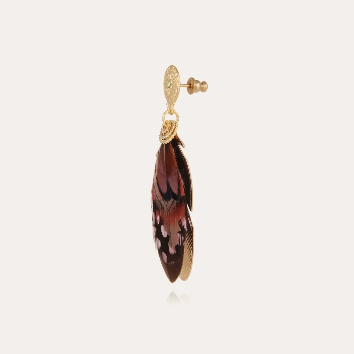 Boucles d'oreilles Sao petit modèle dorées