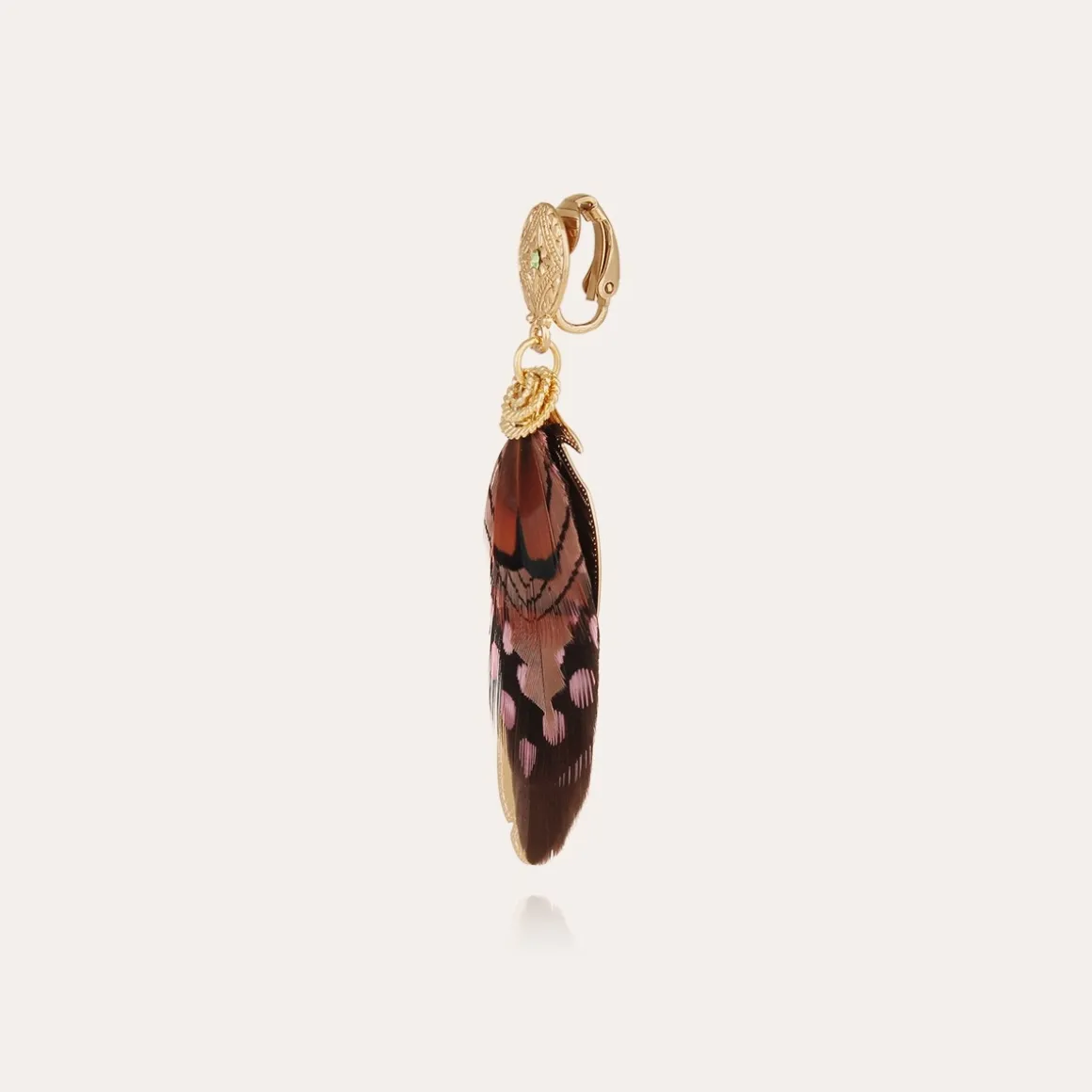 Boucles d'oreilles Sao petit modèle dorées