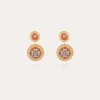 Boucles d'oreilles Sequin dorées