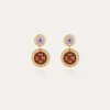 Boucles d'oreilles Sequin dorées