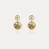 Boucles d'oreilles Sequin dorées